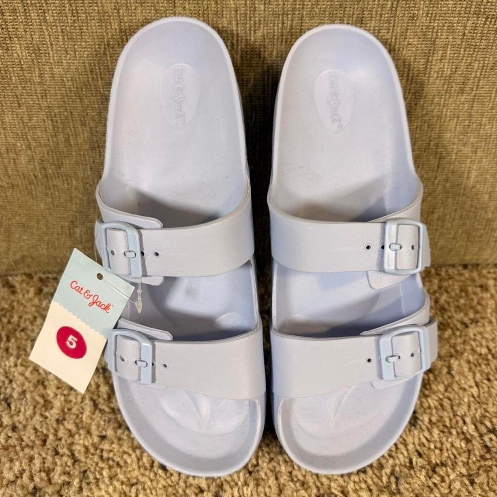 Light Blue Cat & Jack sandals size 5